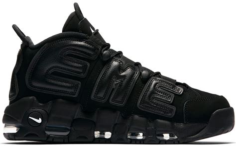 nike air uptempo black supreme